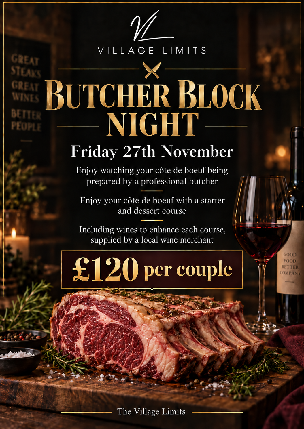 Butcher's Block Night at Village Limits